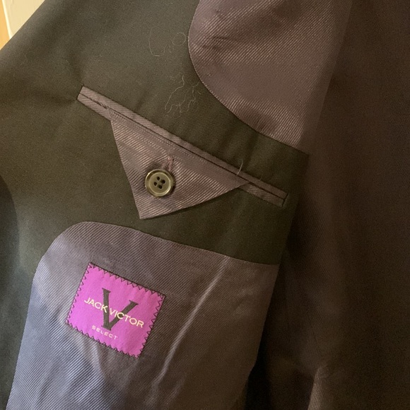 Jack Victor Select Men’s black blazer Size 50 - Picture 5 of 7